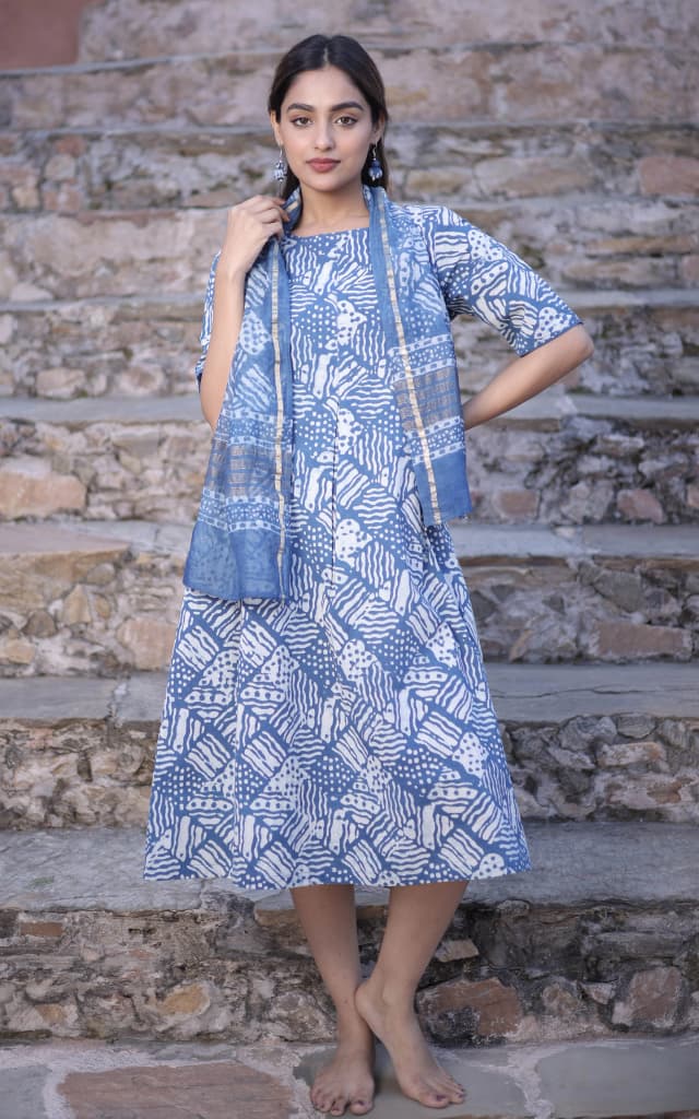 Soma Shop - STOLE MAHESHWARI - 50X220 CMS