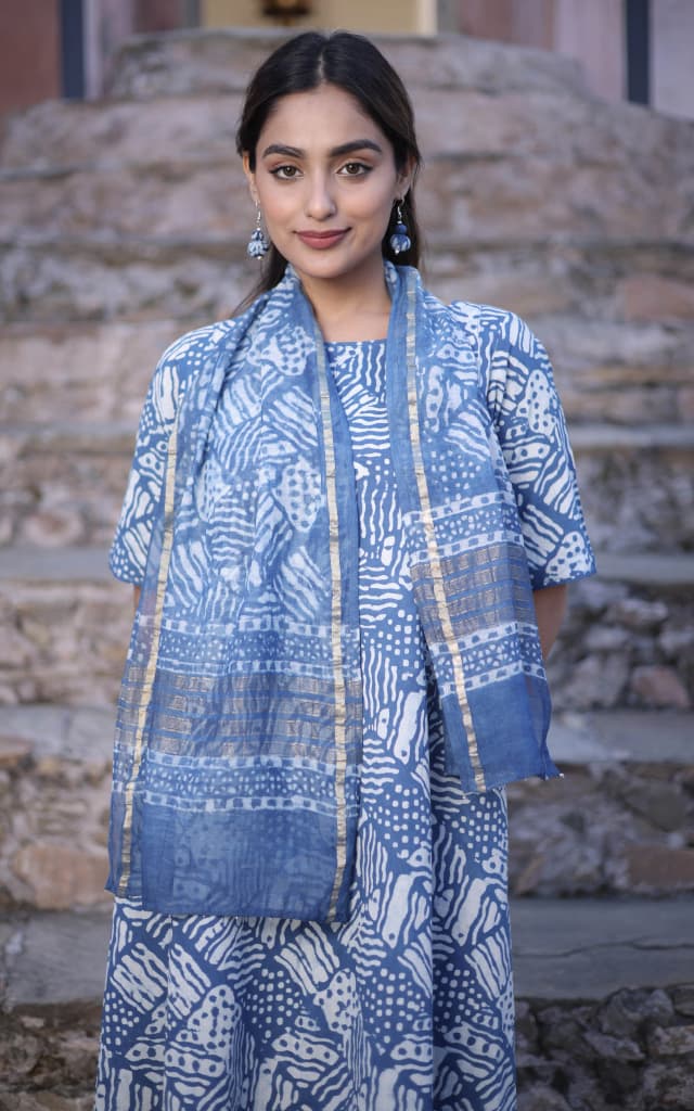 Soma Shop - SCARF MAHESHWARI - 35X145 CMS