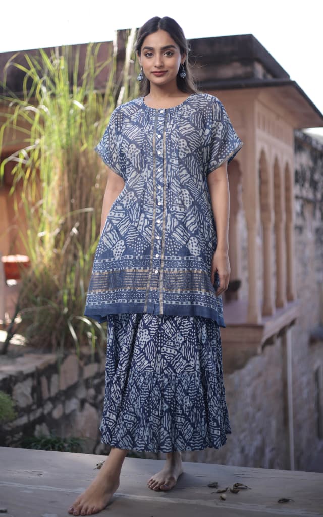 Soma Shop - ZULU 7 CHANDERI TUNIC