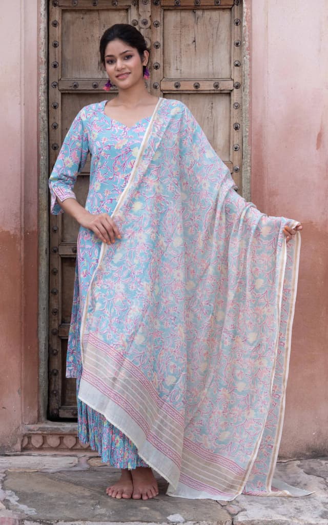 Soma Shop - STOLE MAHESHWARI - 110X245 CMS