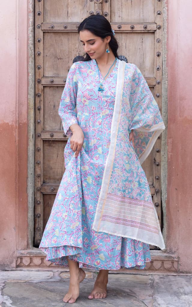 Soma Shop - STOLE MAHESHWARI - 50X220 CMS