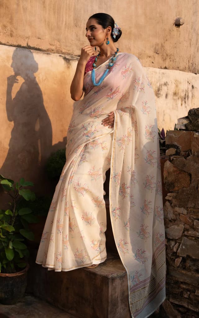 Soma Shop - SAREE SILK COTTON
