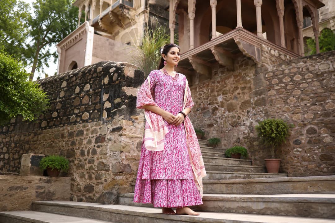 Buy Hand Block Print Clothing & Kurtas Online | Soma Shop India