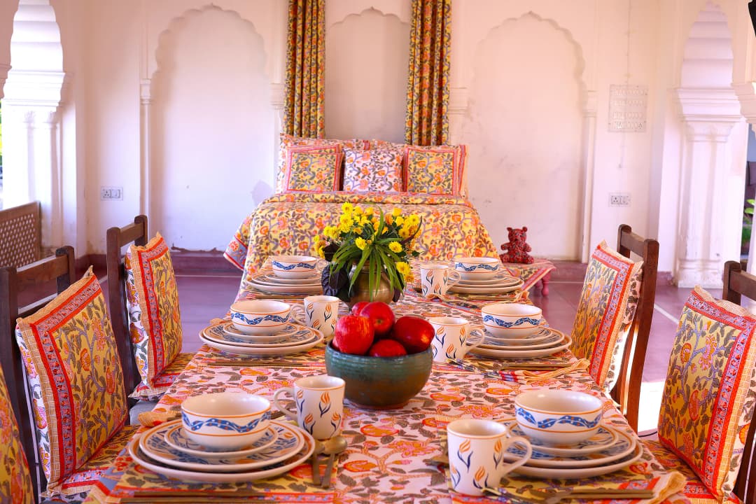 Buy Hand Block Printed Home Furnishings Online | Soma Shop