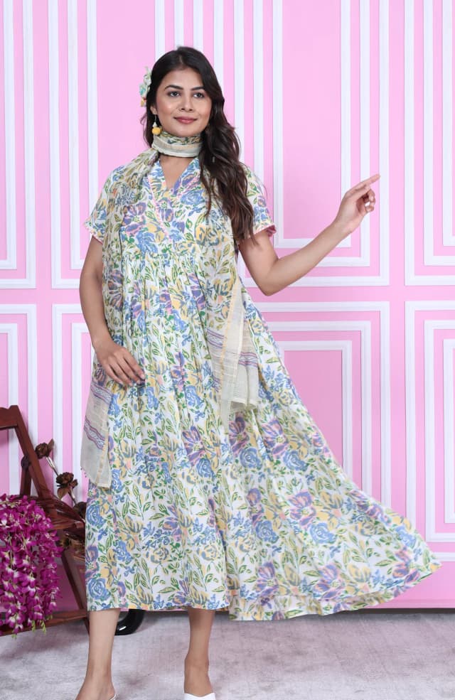 Soma Shop - STOLE MAHESHWARI - 50X220 CMS