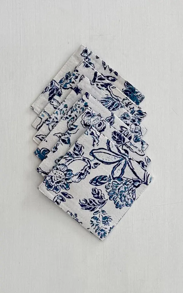 TEA COASTER SET OF 6