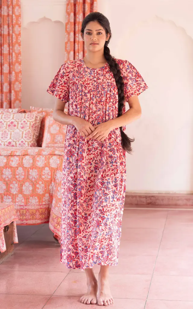 LOUNGE 51 PINTUCK NIGHTY