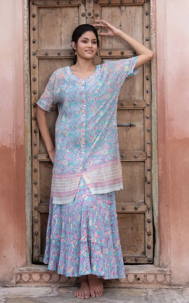 PHULKARI 8 SKIRT