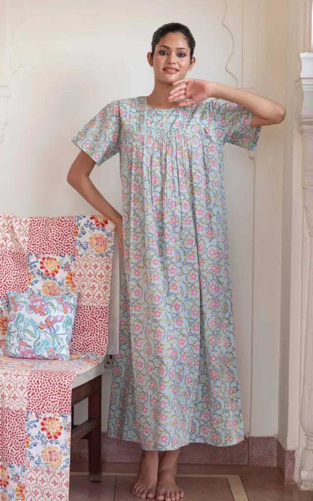 LOUNGE 51 PINTUCK NIGHTY