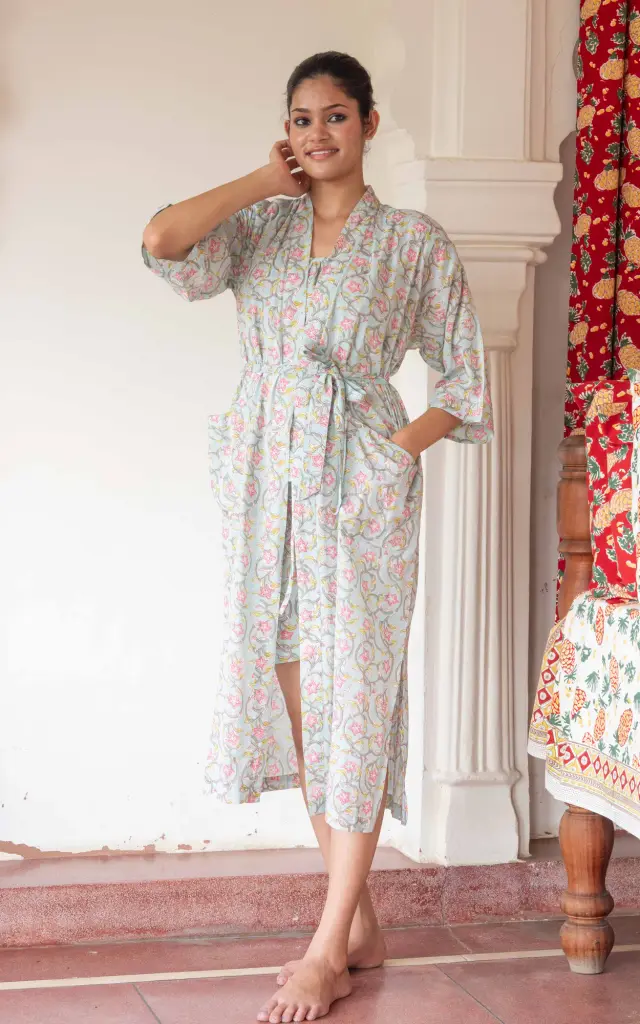 LOUNGE 56 KIMONO VOILE