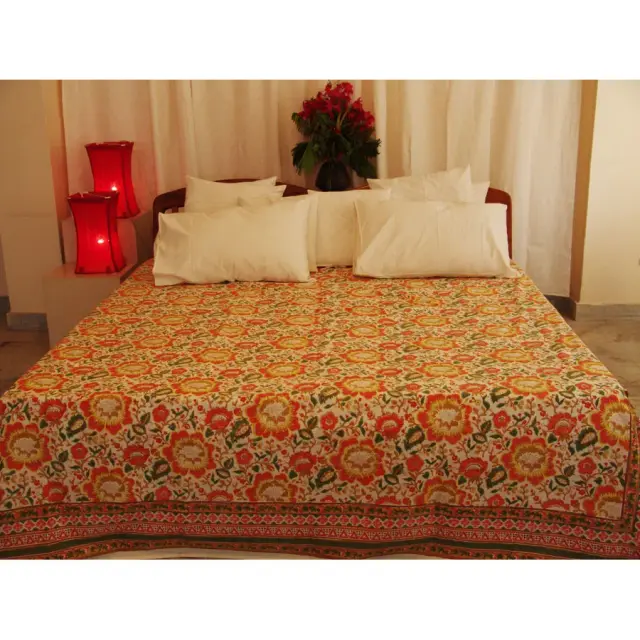 ORGANIC COTTON BED SPREAD QUEEN