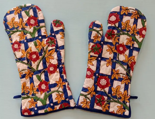 OVEN GLOVE LONG SET OF 2