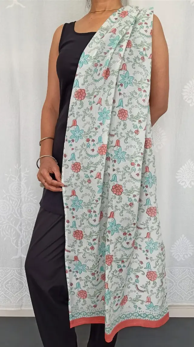 ORGANIC COTTON STOLE - 50X220 CM