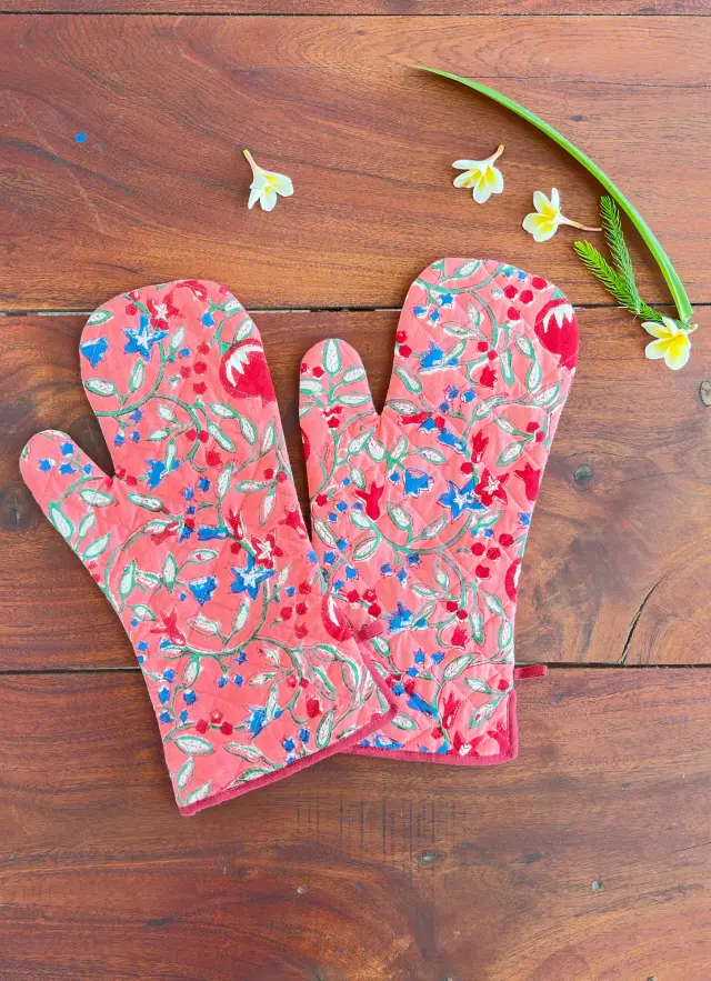 OVEN GLOVE LONG SET OF 2