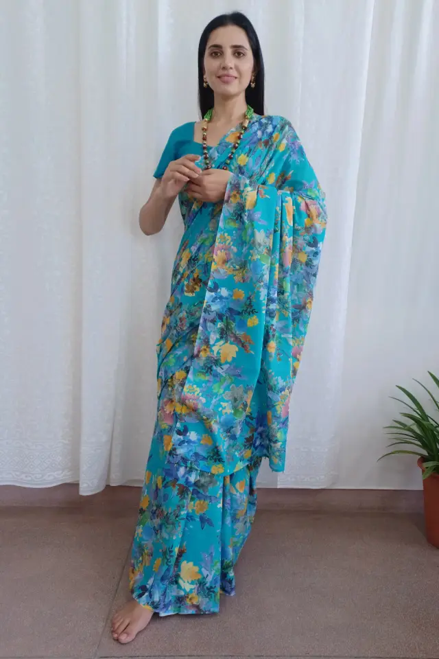 DIGITALLY PRINTED COTTON SAREE