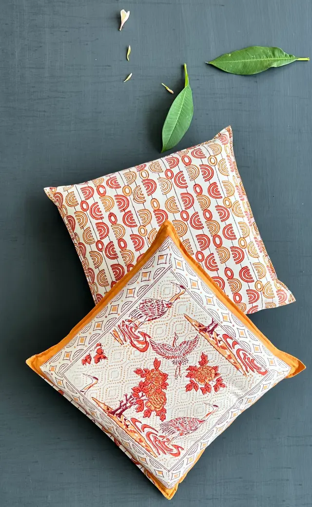 CUSHION COVER SET OF -2