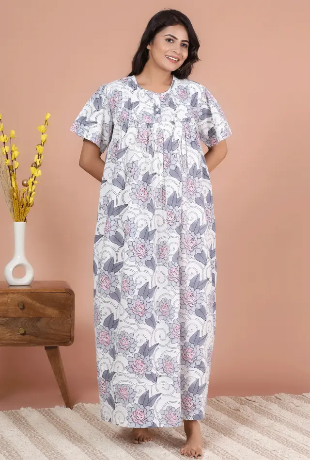 LOUNGE 51 PINTUCK NIGHTY