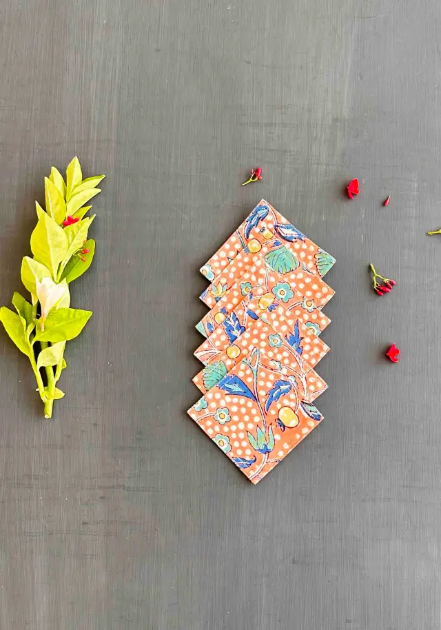 TEA COASTER SET OF 6
