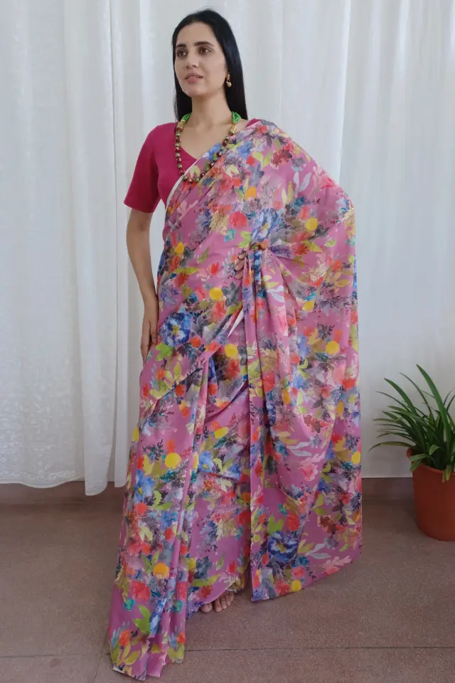 DIGITALLY PRINTED COTTON SAREE