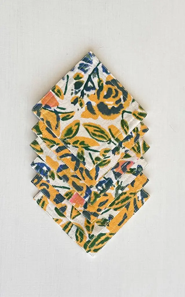 TEA COASTER SET OF 6