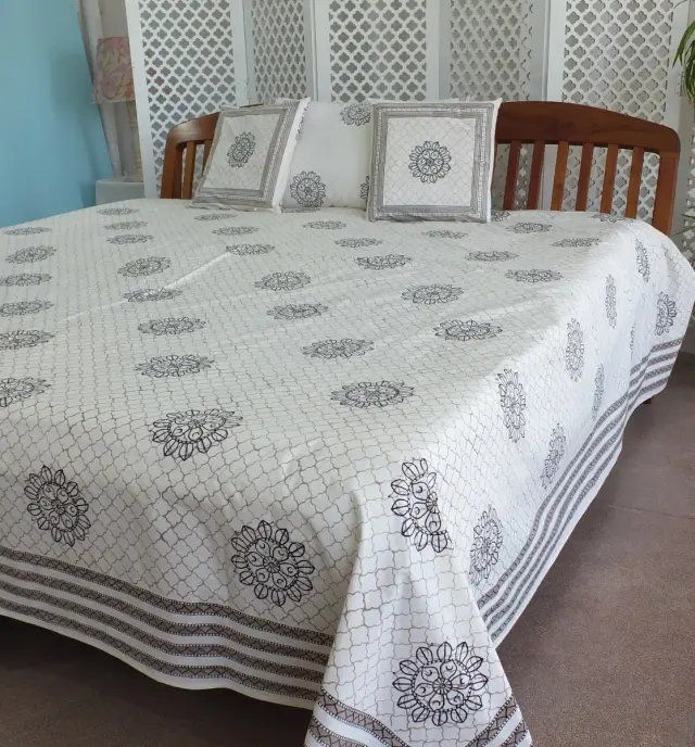 ORGANIC COTTON BED SPREAD KING