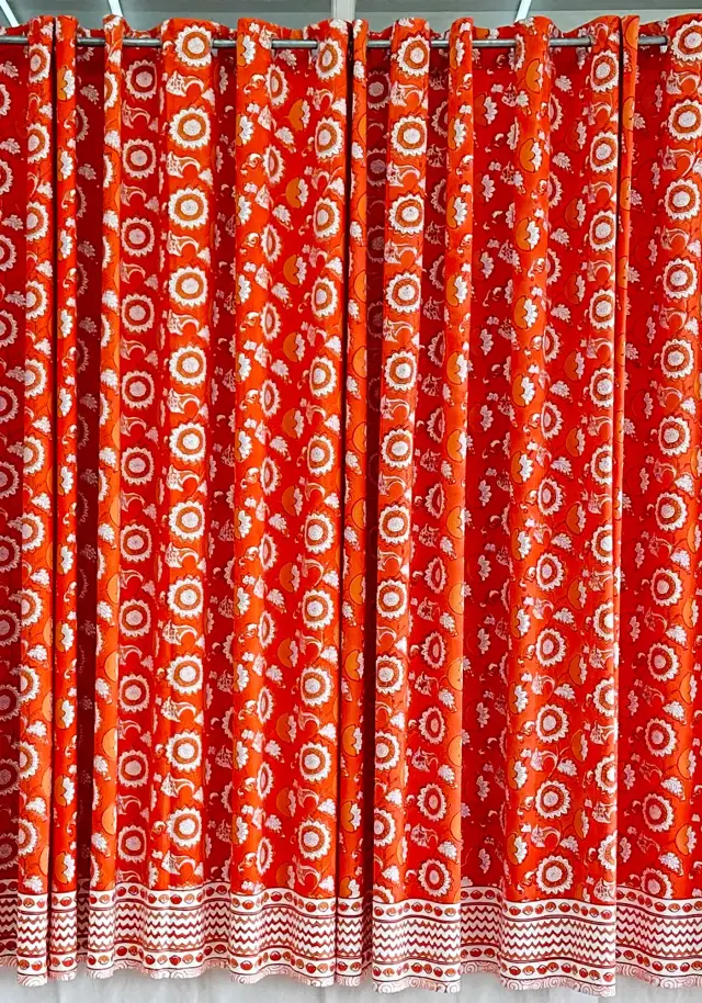 CURTAIN WITH RINGS
