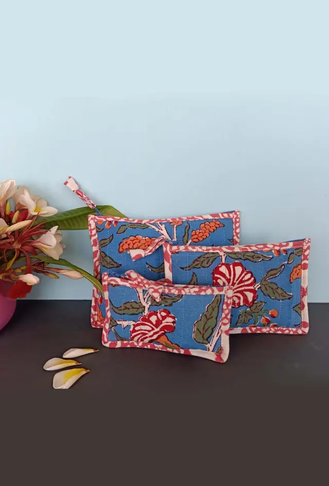 Hand Block Printed Coin Purse Online