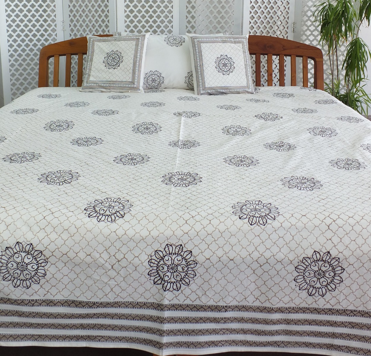 ORGANIC COTTON BED SPREAD KING