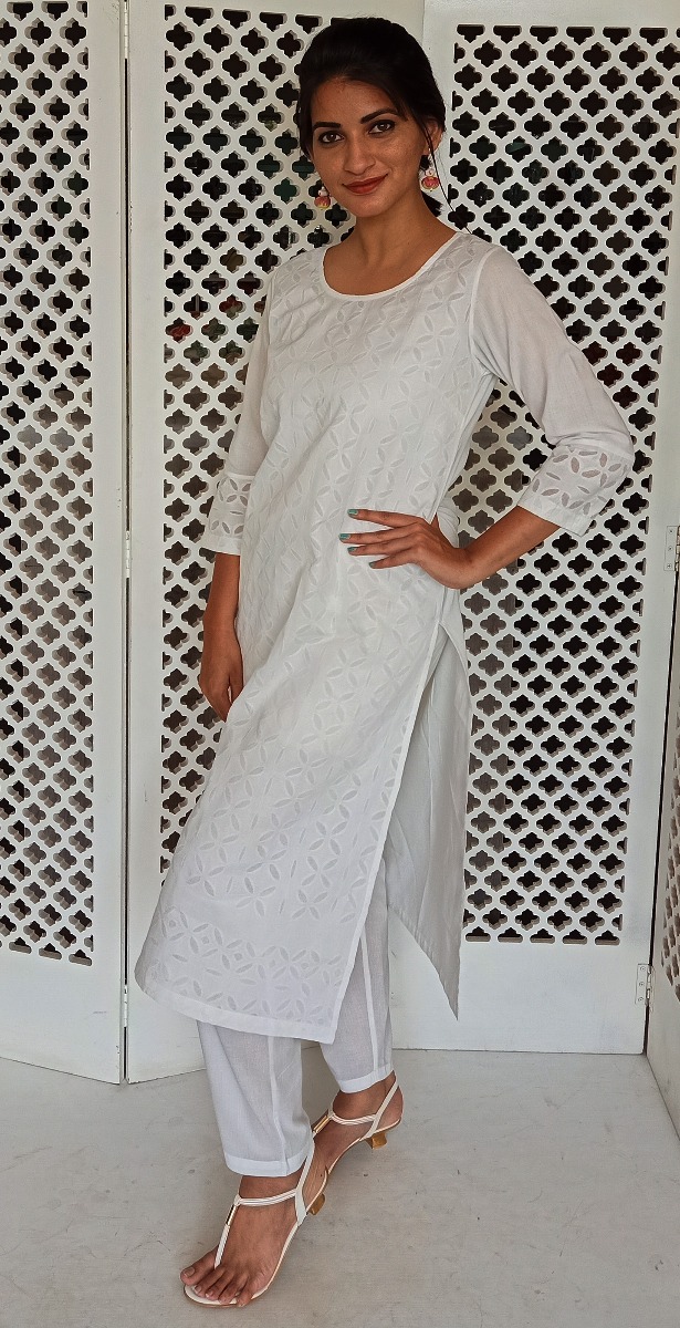 CUTWORK 1 KURTA