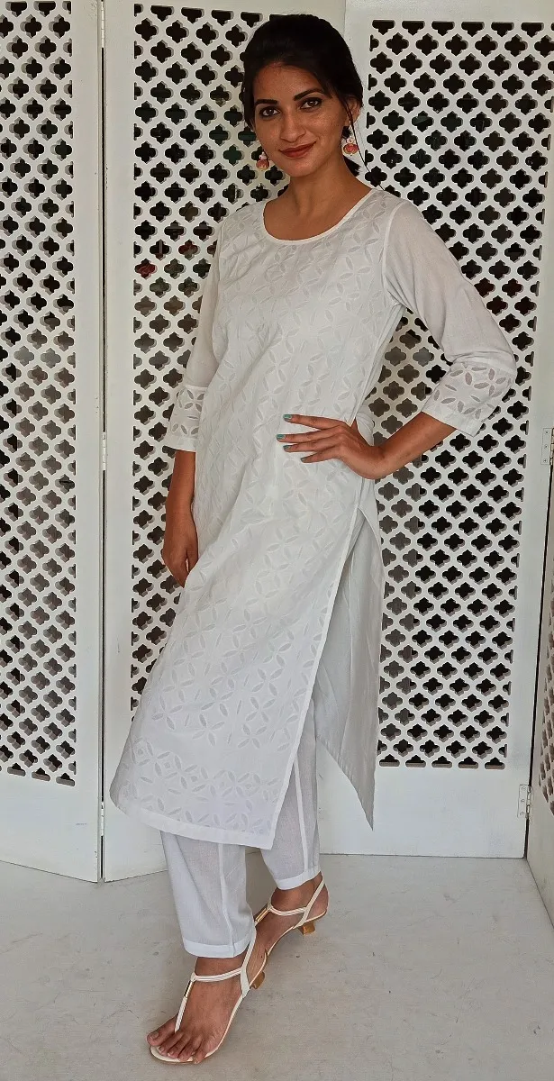 CUTWORK 1 KURTA