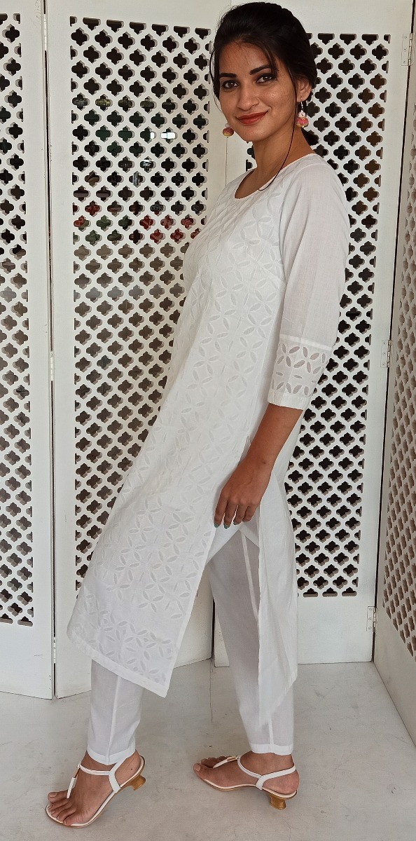 CUTWORK 1 KURTA