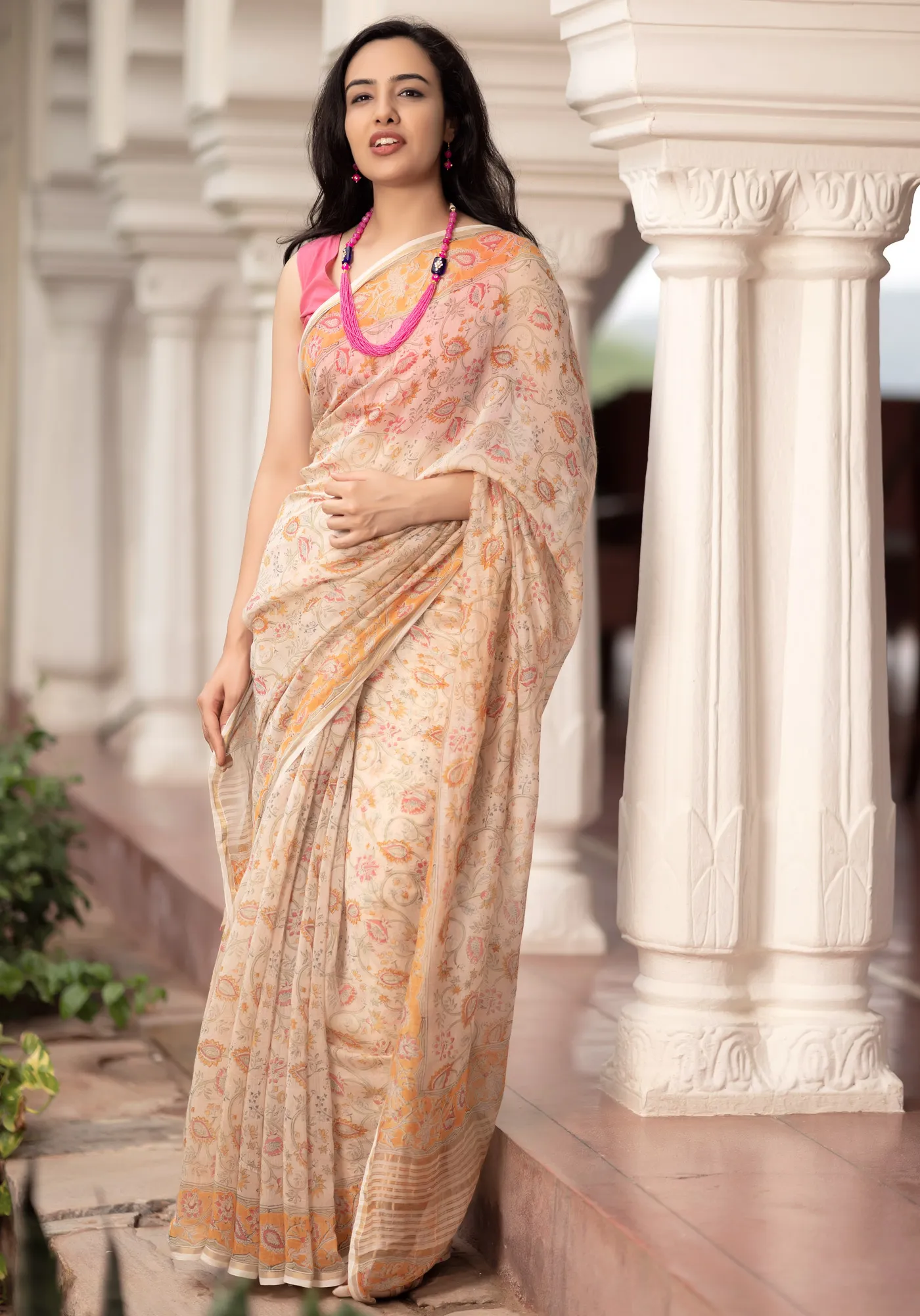 printed silk sarees