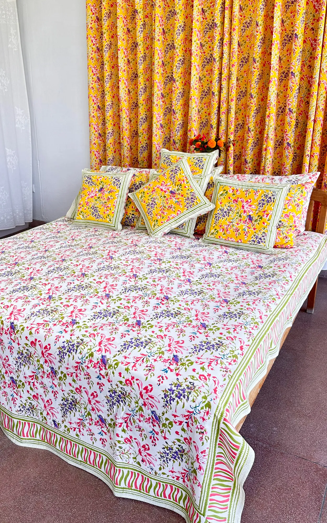 block printed bedsheets online