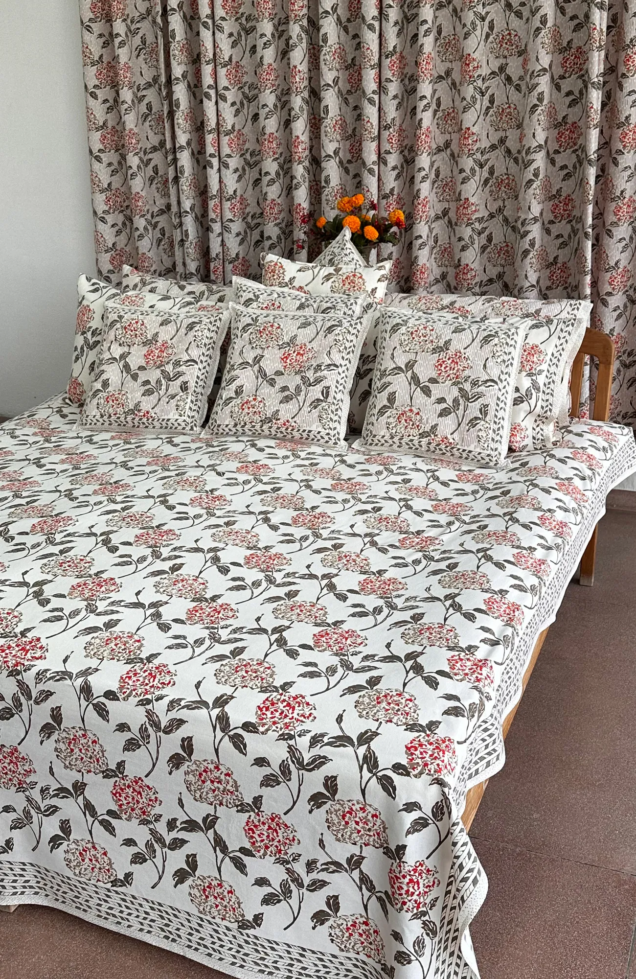 hand block print cotton bedspreads