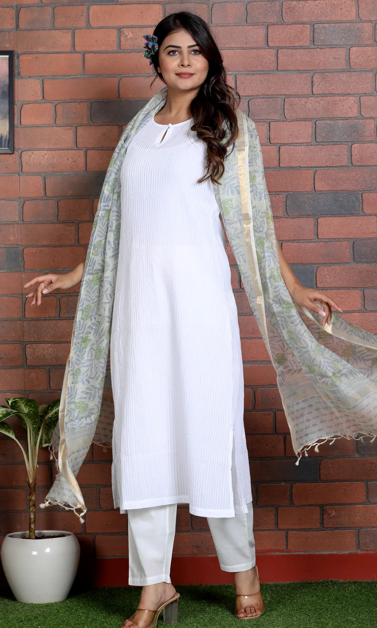 Block Print ethnic kurta for women