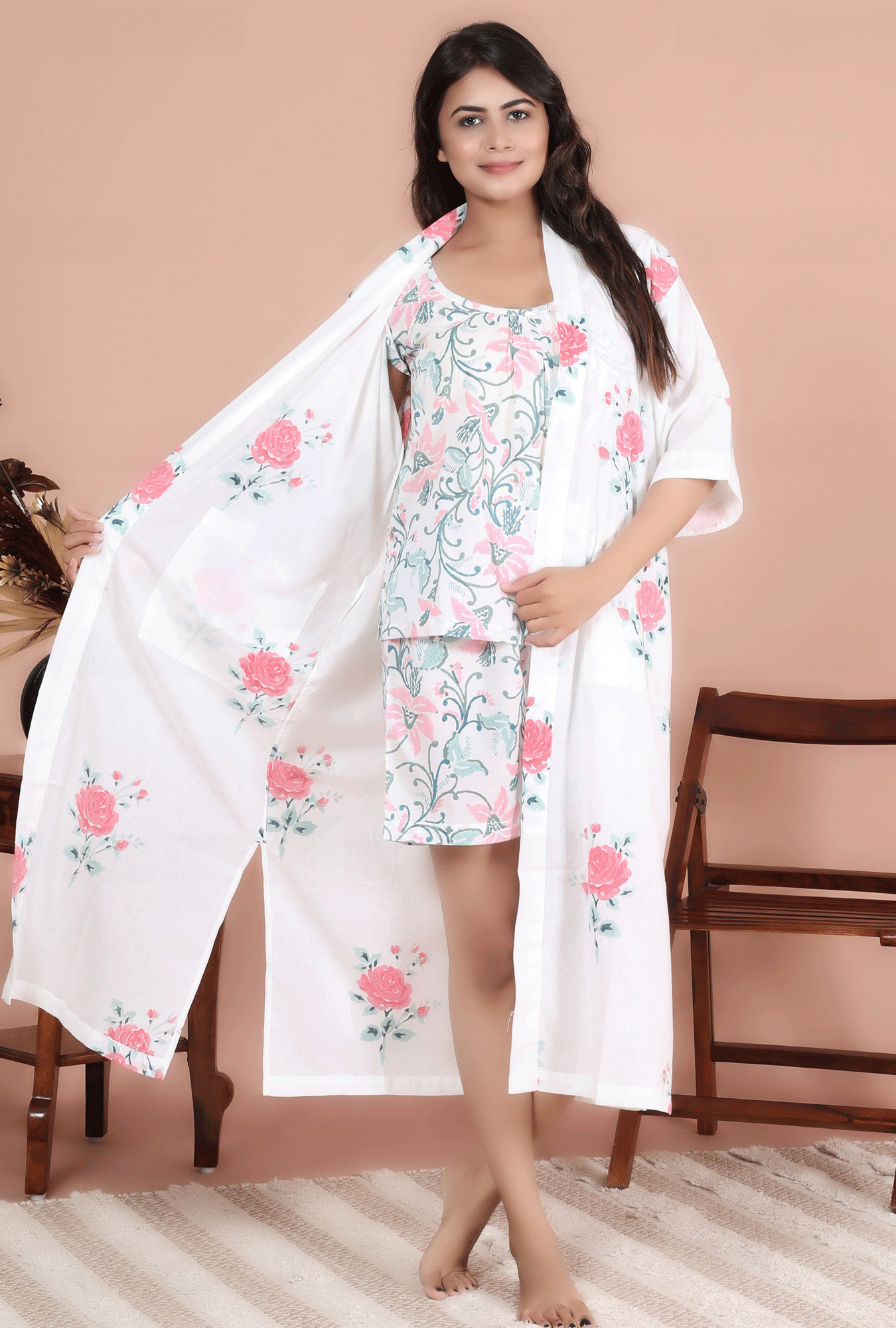 LOUNGE 56 KIMONO VOILE