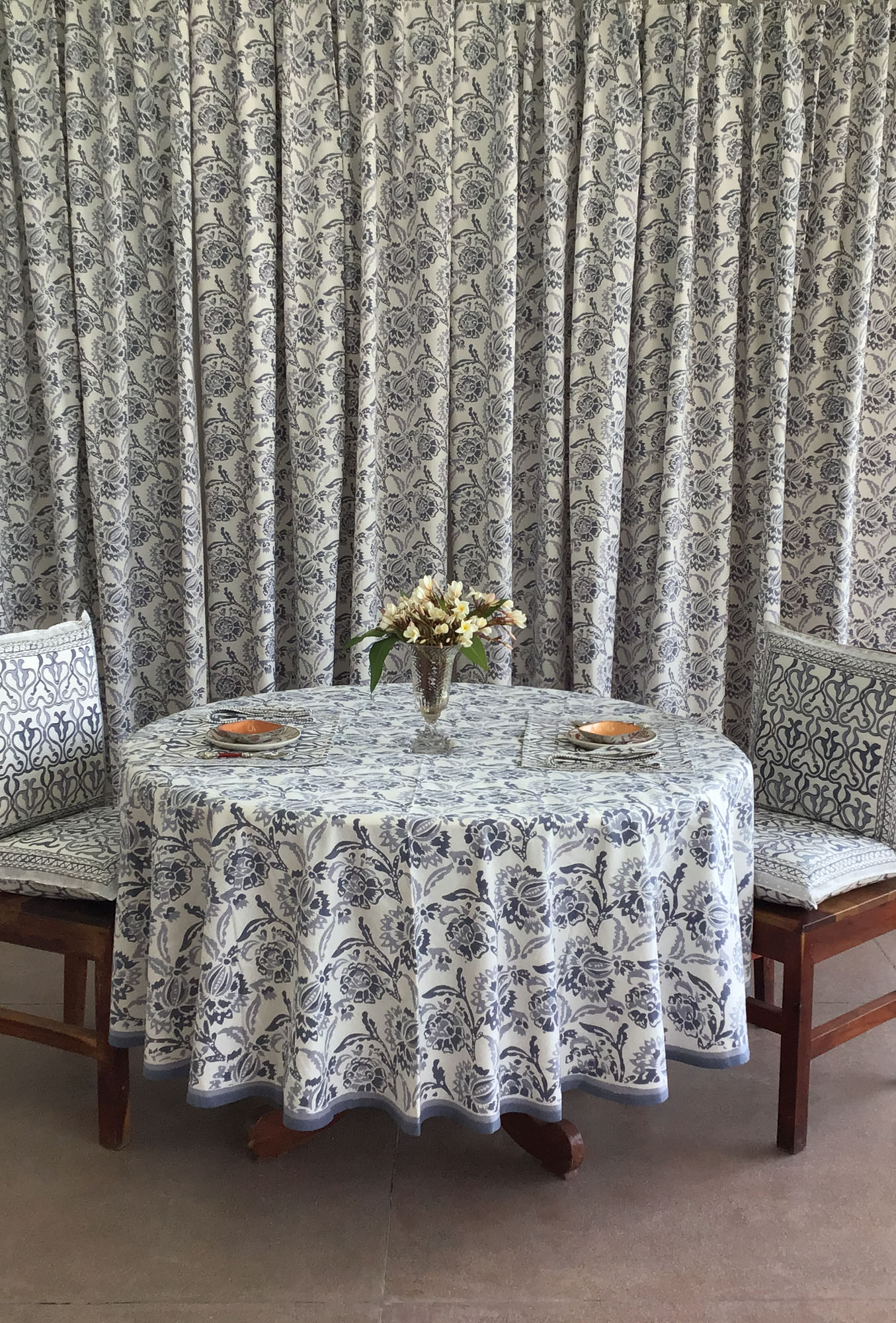 Cotton Round Table Table Cloth 