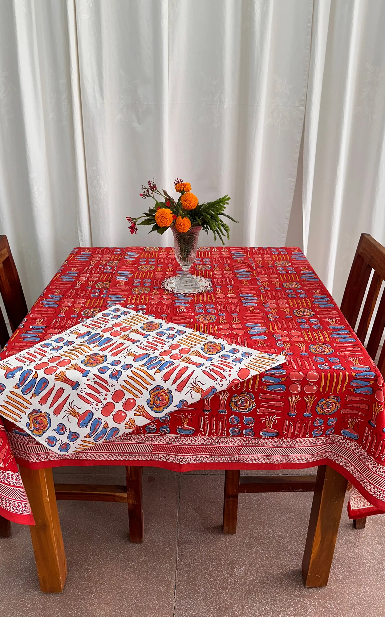 Hand Block Printed table runners