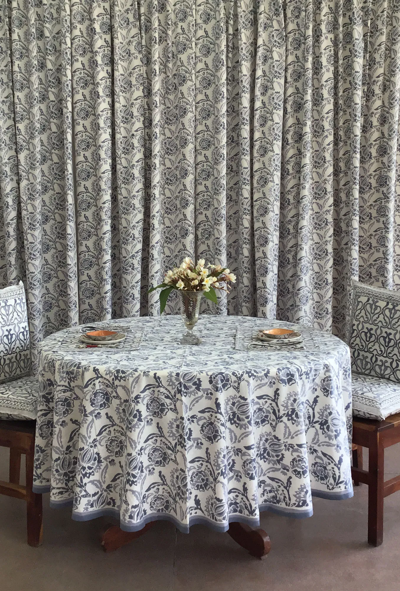 Cotton Round Table Table Cloth 