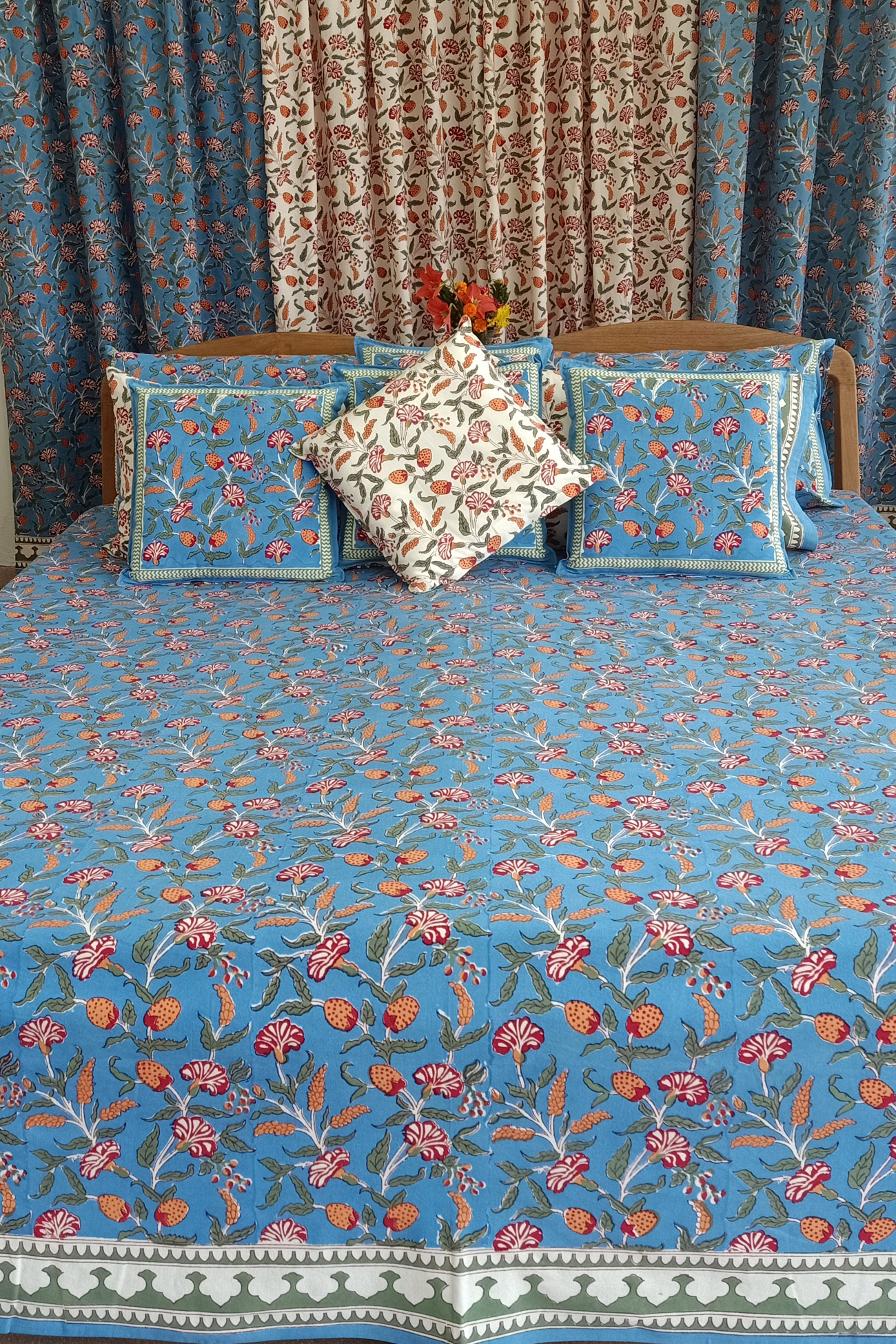 Hand Block Printed Bedspreads Online In USA